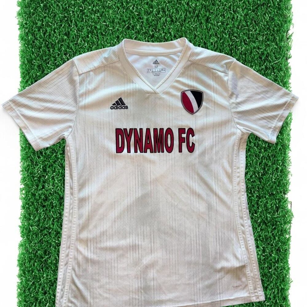 Adidas Men's White and Cream Jersey